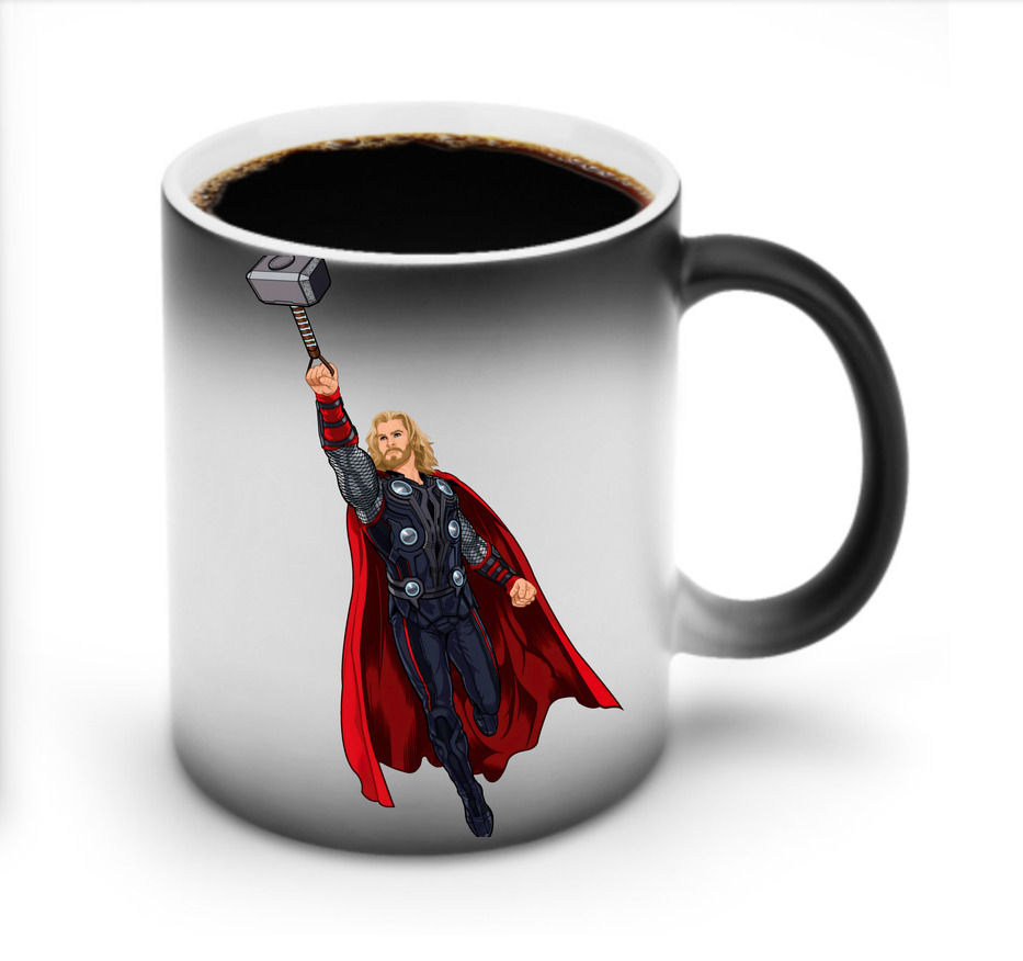 （画像用） アベンジャーズ The Avengers 温度変色マグカップ