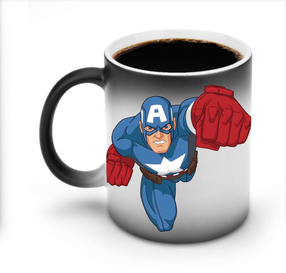 （画像用） アベンジャーズ The Avengers 温度変色マグカップ