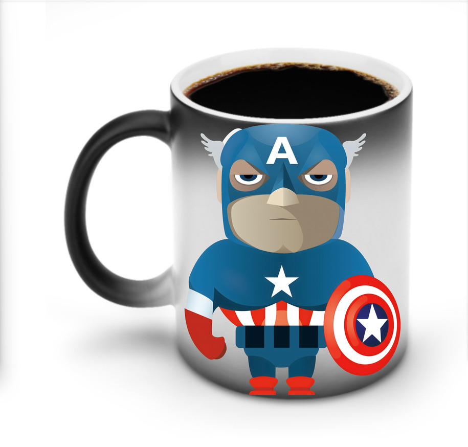 （画像用） アベンジャーズ The Avengers 温度変色マグカップ