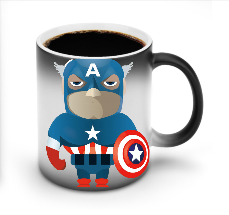 （画像用） アベンジャーズ The Avengers 温度変色マグカップ