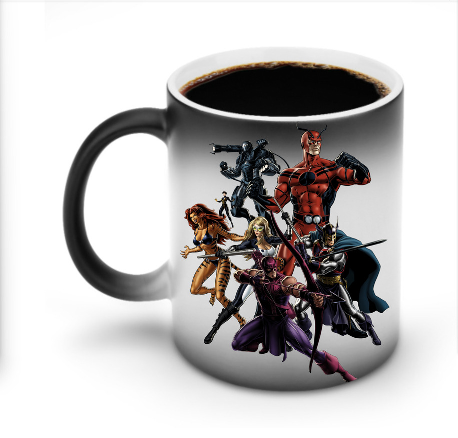 （画像用） アベンジャーズ The Avengers 温度変色マグカップ