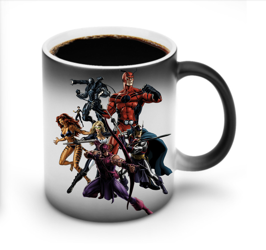 （画像用） アベンジャーズ The Avengers 温度変色マグカップ