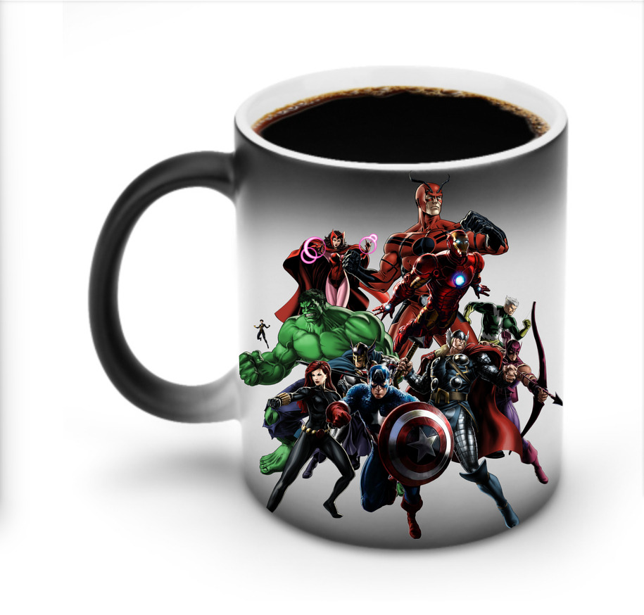 （画像用） アベンジャーズ The Avengers 温度変色マグカップ