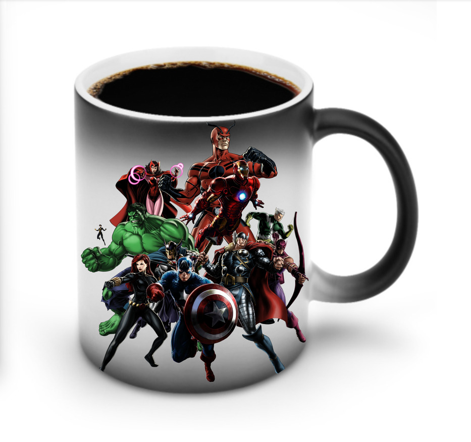 （画像用） アベンジャーズ The Avengers 温度変色マグカップ
