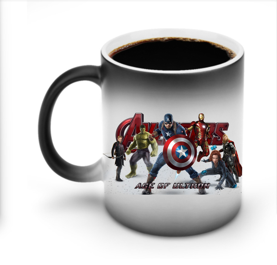 （画像用） アベンジャーズ The Avengers 温度変色マグカップ