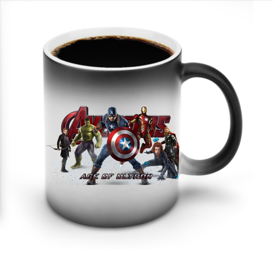 （画像用） アベンジャーズ The Avengers 温度変色マグカップ