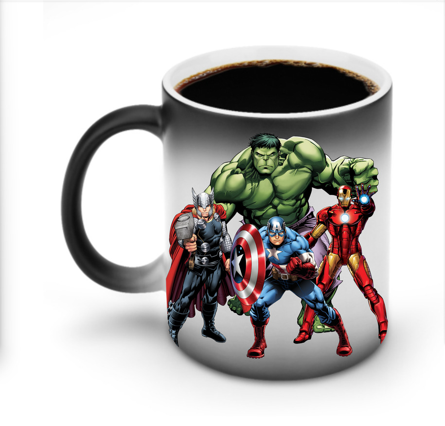 （画像用） アベンジャーズ The Avengers 温度変色マグカップ