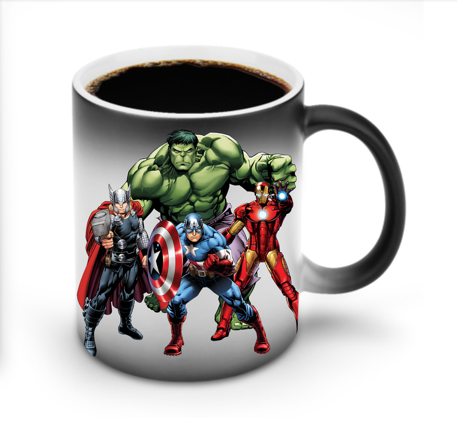 （画像用） アベンジャーズ The Avengers 温度変色マグカップ