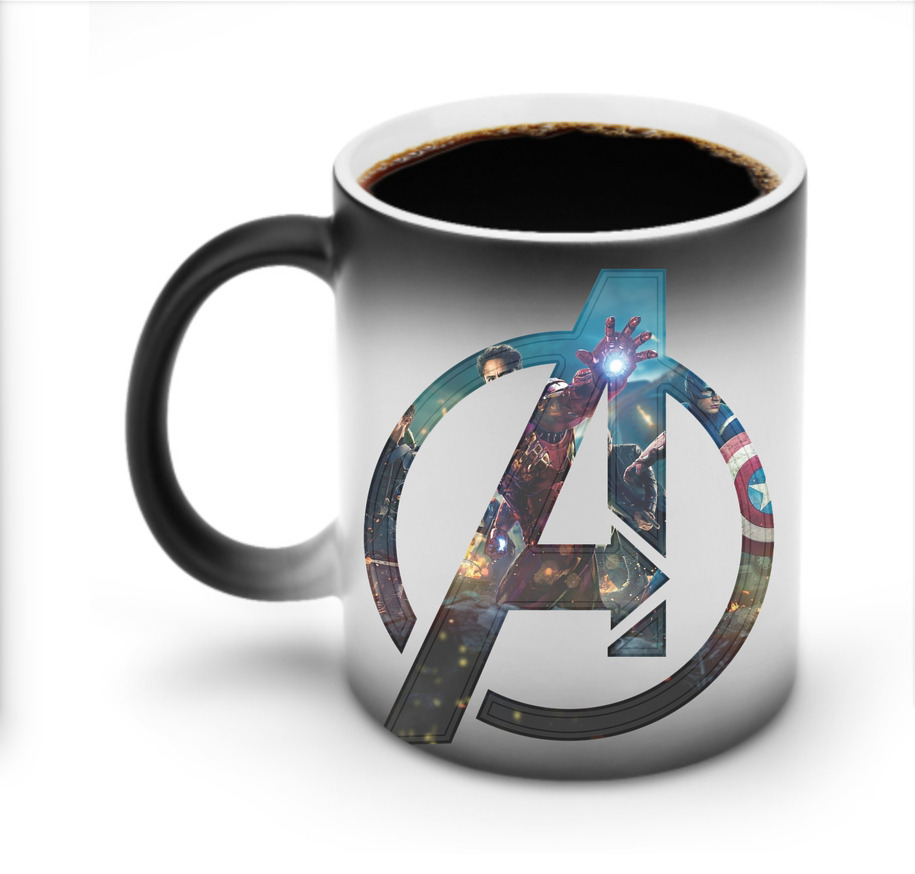 （画像用） アベンジャーズ The Avengers 温度変色マグカップ