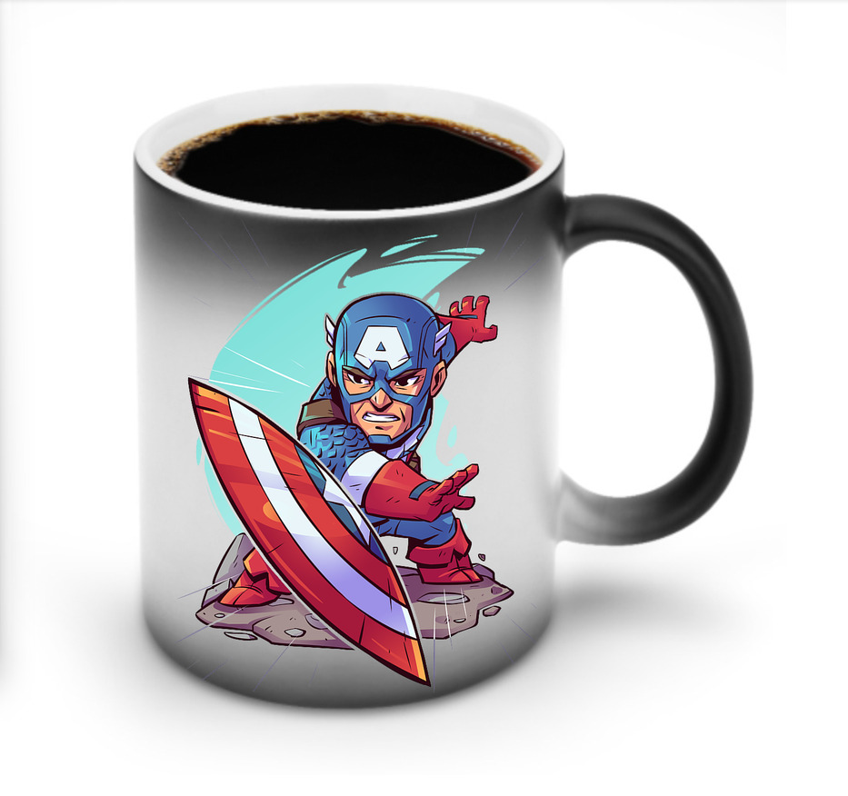 （画像用） アベンジャーズ The Avengers 温度変色マグカップ