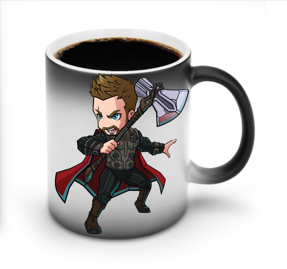 （画像用） アベンジャーズ The Avengers 温度変色マグカップ