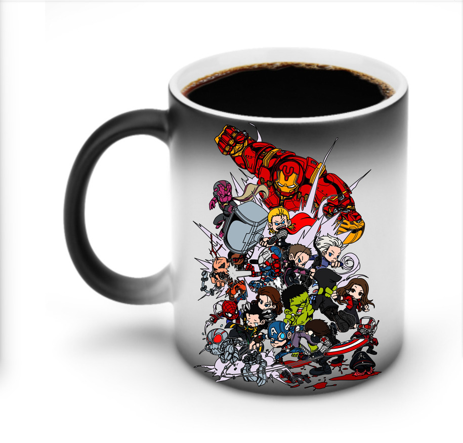 （画像用） アベンジャーズ The Avengers 温度変色マグカップ