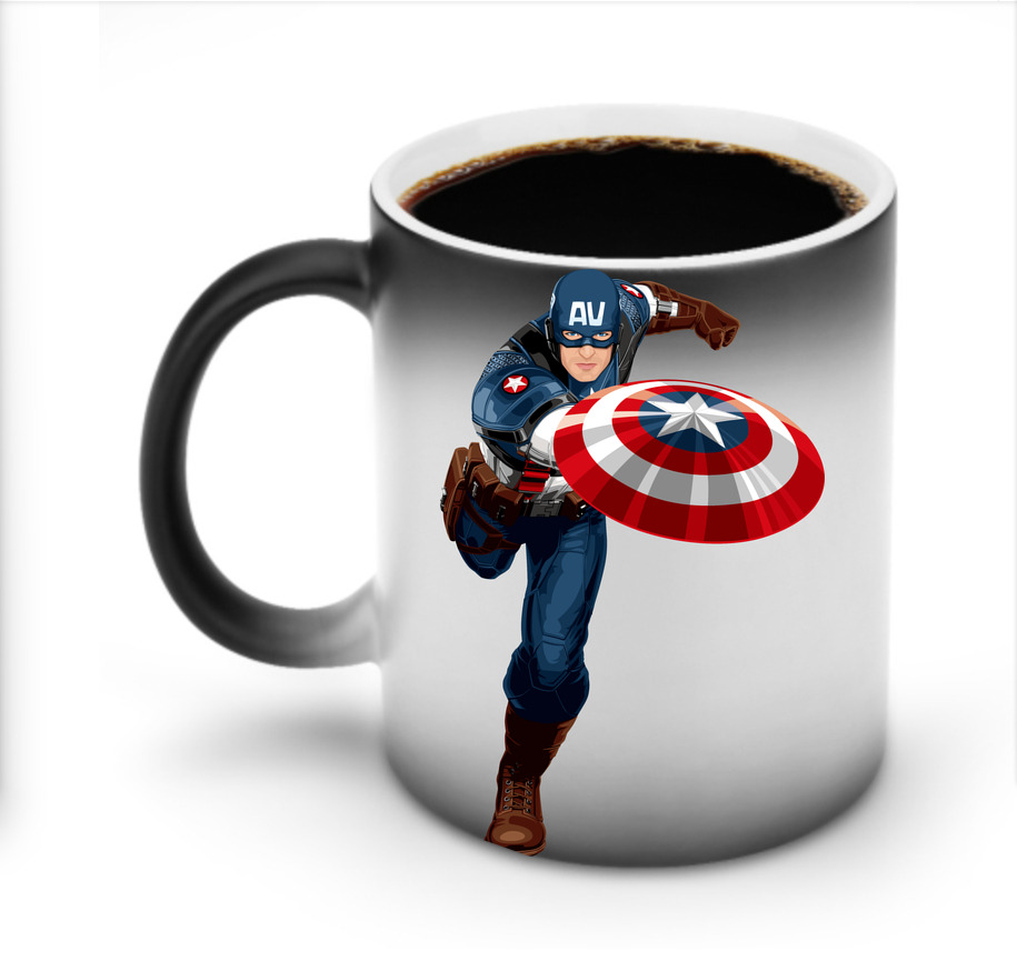（画像用） アベンジャーズ The Avengers 温度変色マグカップ