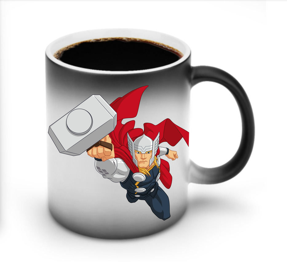 （画像用） アベンジャーズ The Avengers 温度変色マグカップ