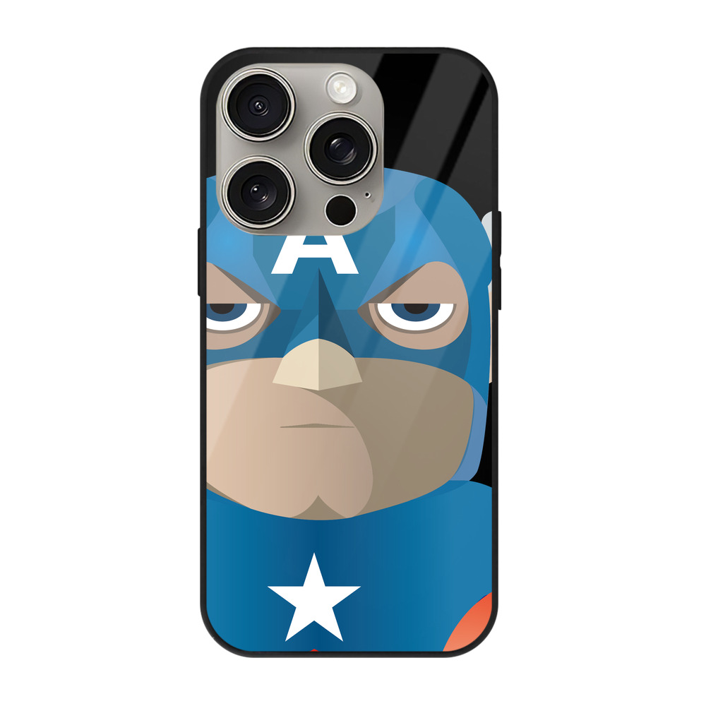 （画像用） アベンジャーズ The Avengers 【iPhone15Pro対応】スマホケース 耐衝撃＆黄変防止 背面ガラス