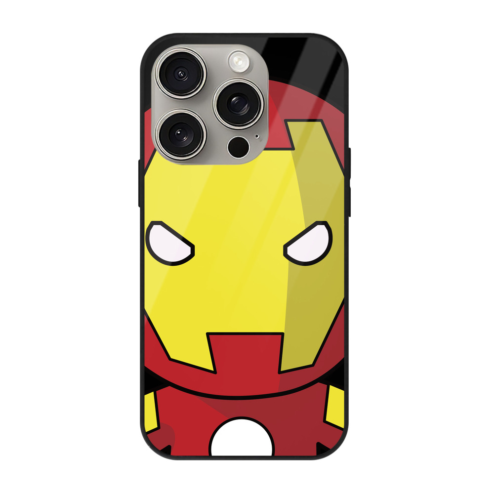 （画像用） アベンジャーズ The Avengers 【iPhone15Pro対応】スマホケース 耐衝撃＆黄変防止 背面ガラス