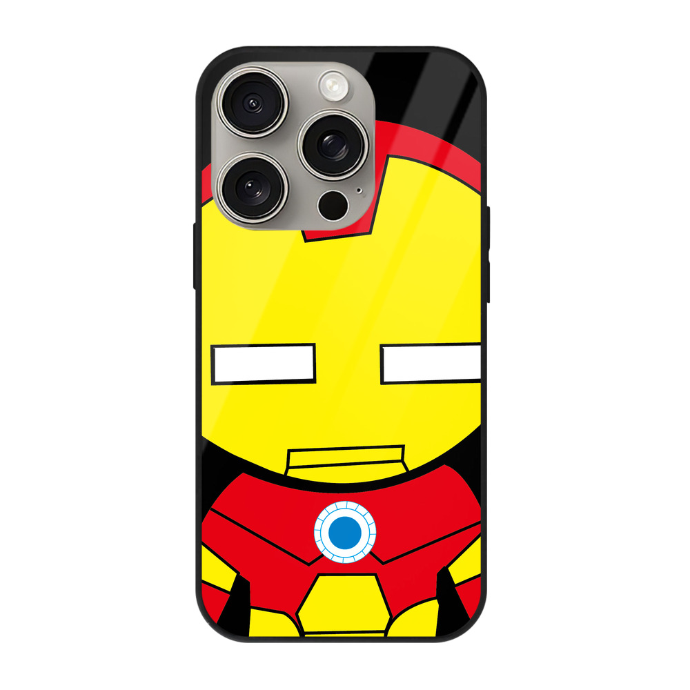 （画像用） アベンジャーズ The Avengers 【iPhone15Pro対応】スマホケース 耐衝撃＆黄変防止 背面ガラス