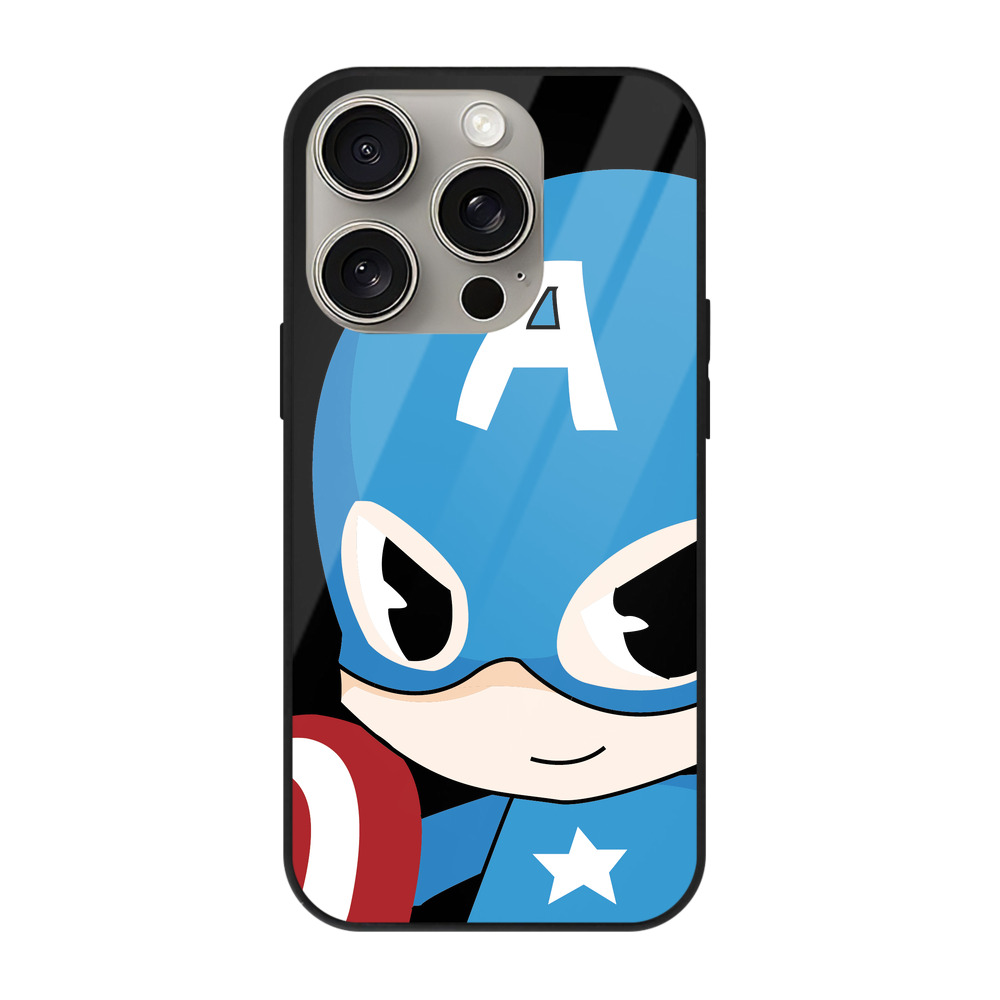 （画像用） アベンジャーズ The Avengers 【iPhone15Pro対応】スマホケース 耐衝撃＆黄変防止 背面ガラス