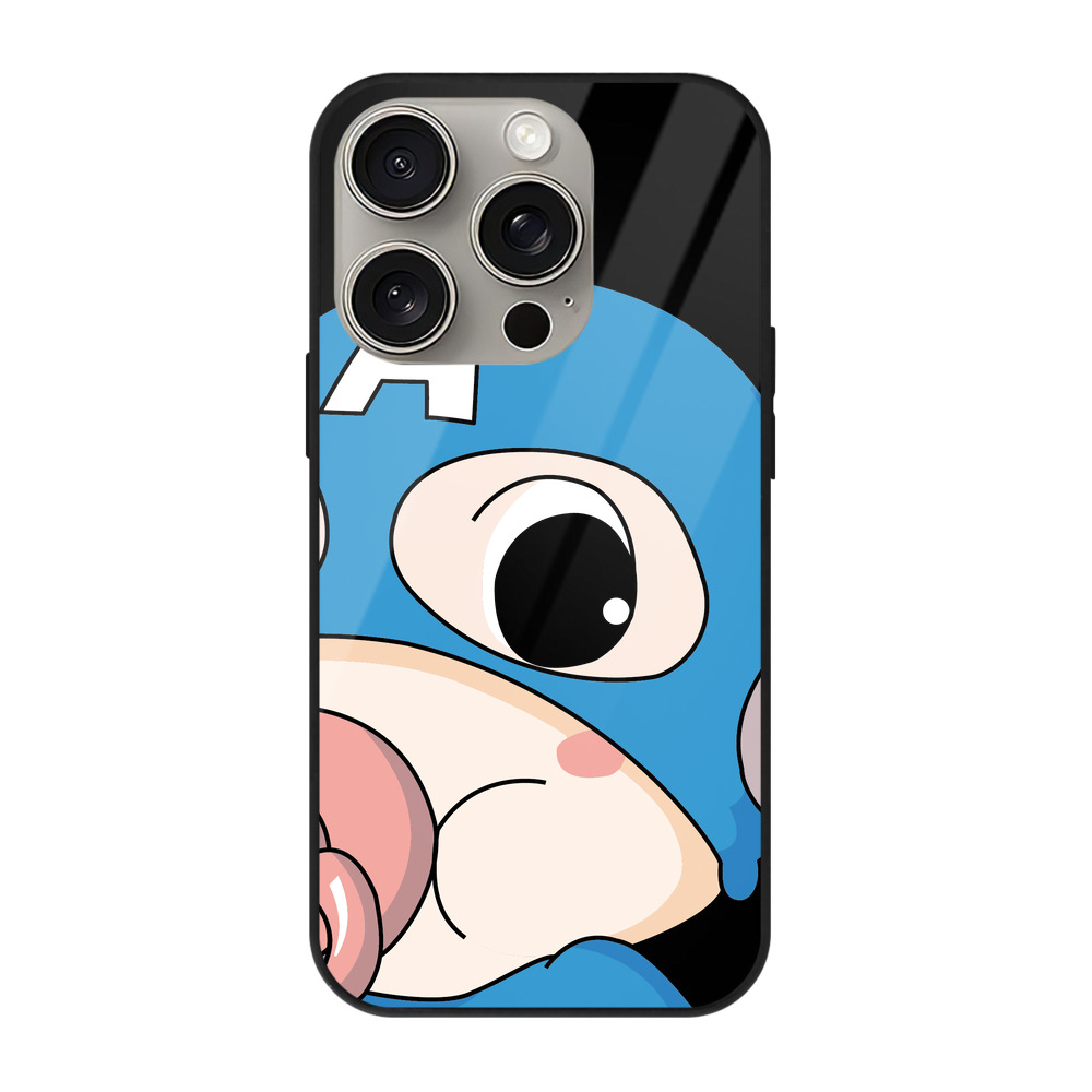 （画像用） アベンジャーズ The Avengers 【iPhone15Pro対応】スマホケース 耐衝撃＆黄変防止 背面ガラス