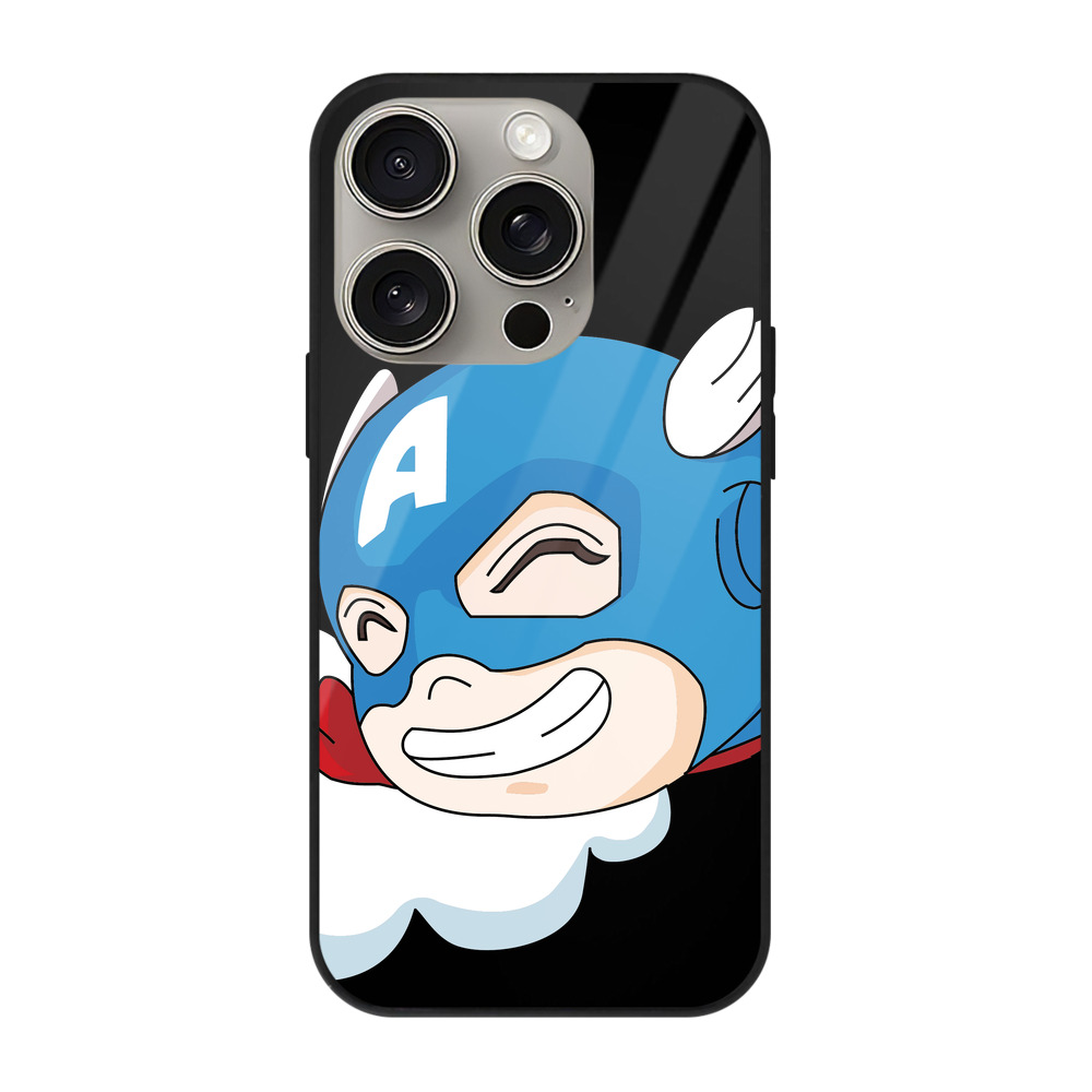 （画像用） アベンジャーズ The Avengers 【iPhone15Pro対応】スマホケース 耐衝撃＆黄変防止 背面ガラス
