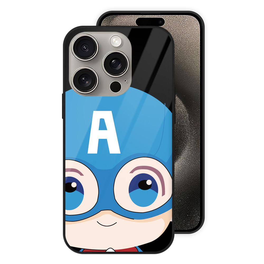（画像用） アベンジャーズ The Avengers 【iPhone15Pro対応】スマホケース 耐衝撃＆黄変防止 背面ガラス