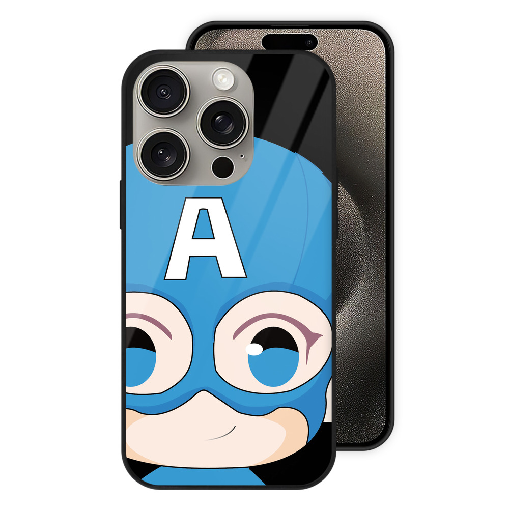 （画像用） アベンジャーズ The Avengers 【iPhone15Pro対応】スマホケース 耐衝撃＆黄変防止 背面ガラス