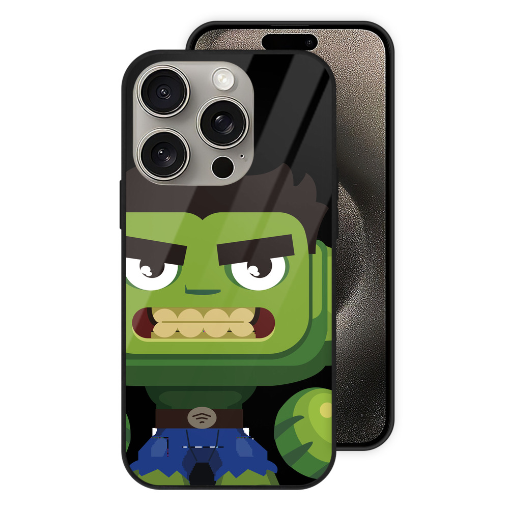 （画像用） アベンジャーズ The Avengers 【iPhone15Pro対応】スマホケース 耐衝撃＆黄変防止 背面ガラス