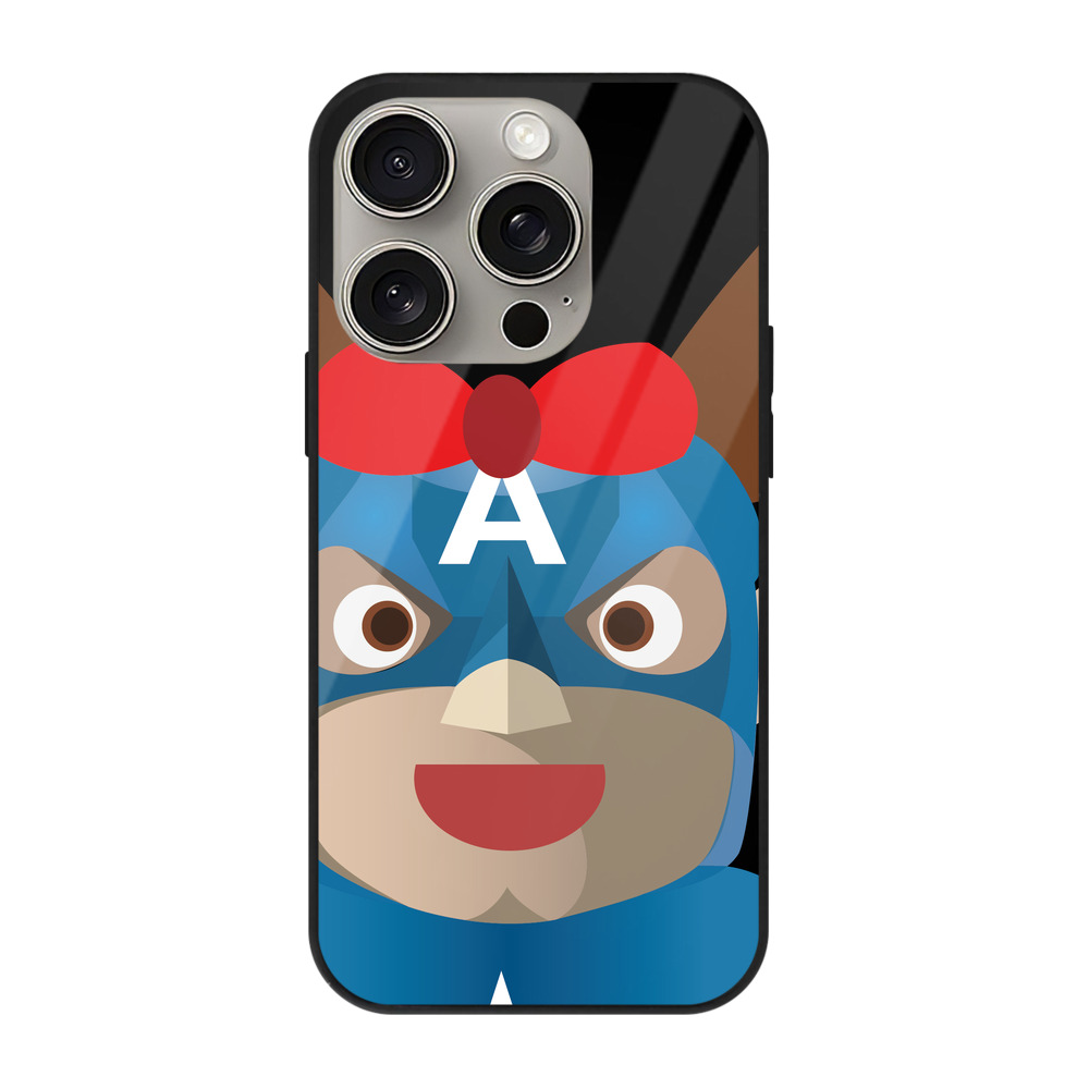 （画像用） アベンジャーズ The Avengers 【iPhone15Pro対応】スマホケース 耐衝撃＆黄変防止 背面ガラス