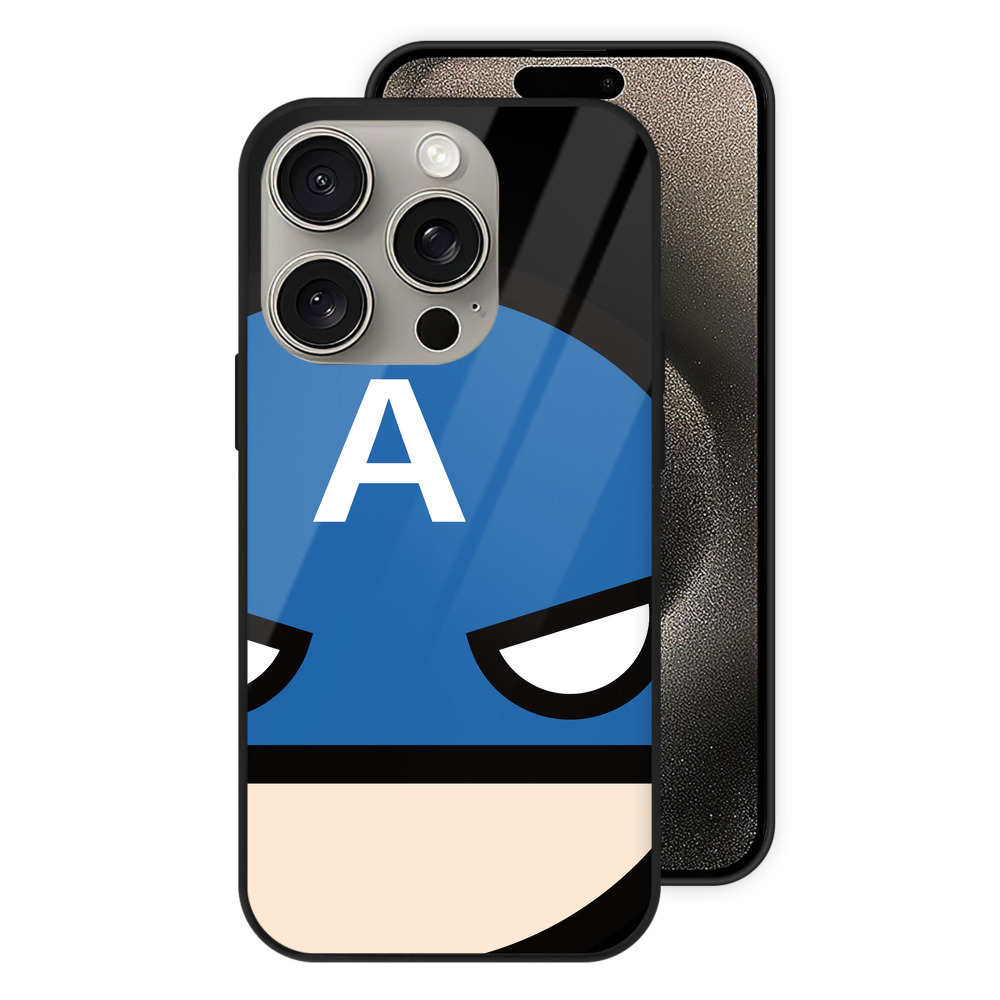 （画像用） アベンジャーズ The Avengers 【iPhone15Pro対応】スマホケース 耐衝撃＆黄変防止 背面ガラス