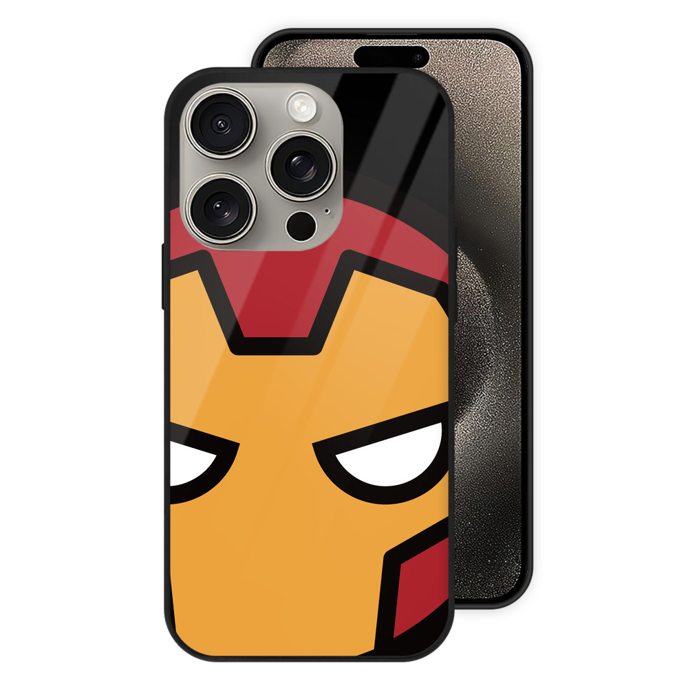 （画像用） アベンジャーズ The Avengers 【iPhone15Pro対応】スマホケース 耐衝撃＆黄変防止 背面ガラス