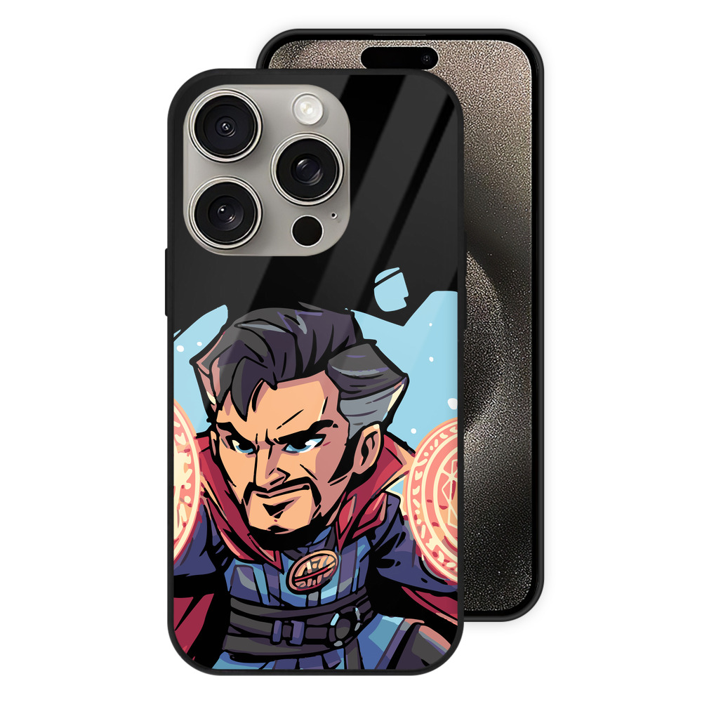 （画像用） アベンジャーズ The Avengers 【iPhone15Pro対応】スマホケース 耐衝撃＆黄変防止 背面ガラス