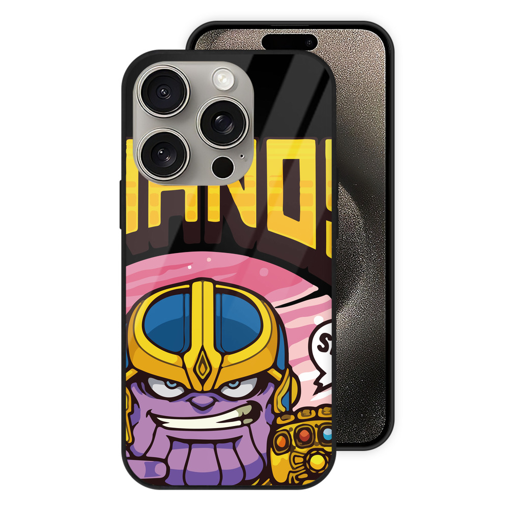 （画像用） アベンジャーズ The Avengers 【iPhone15Pro対応】スマホケース 耐衝撃＆黄変防止 背面ガラス