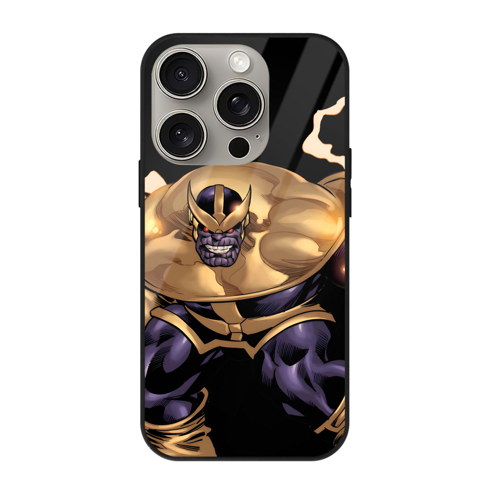 （画像用） アベンジャーズ The Avengers 【iPhone15Pro対応】スマホケース 耐衝撃＆黄変防止 背面ガラス