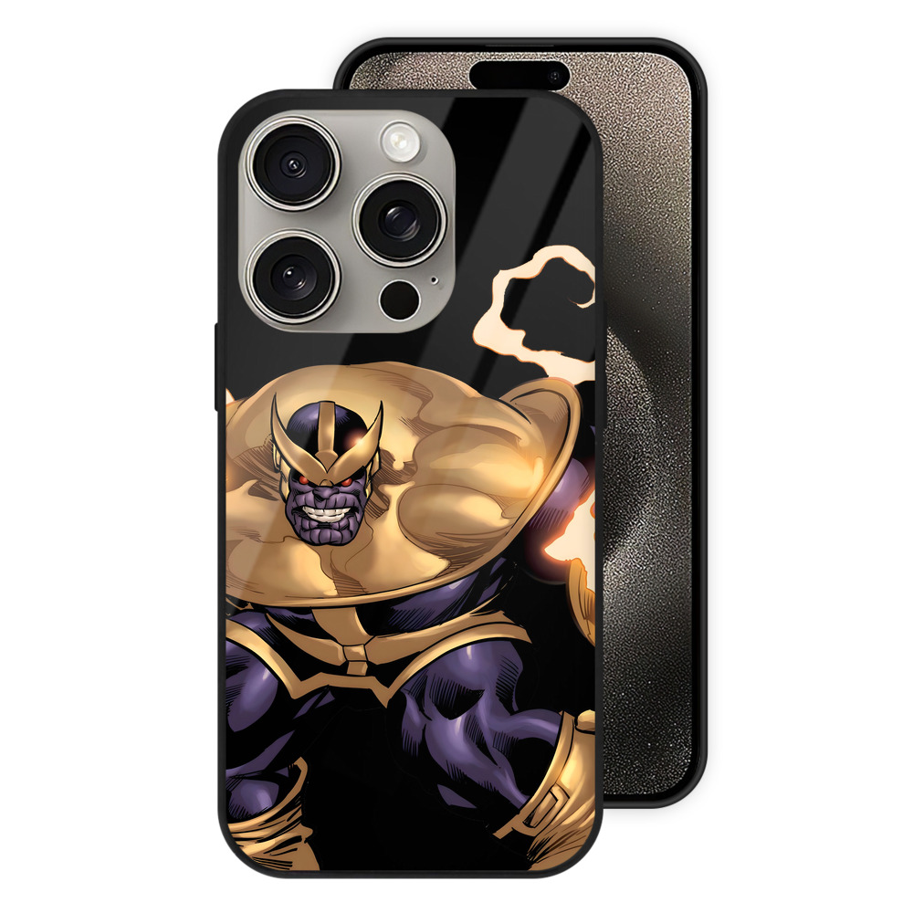 （画像用） アベンジャーズ The Avengers 【iPhone15Pro対応】スマホケース 耐衝撃＆黄変防止 背面ガラス