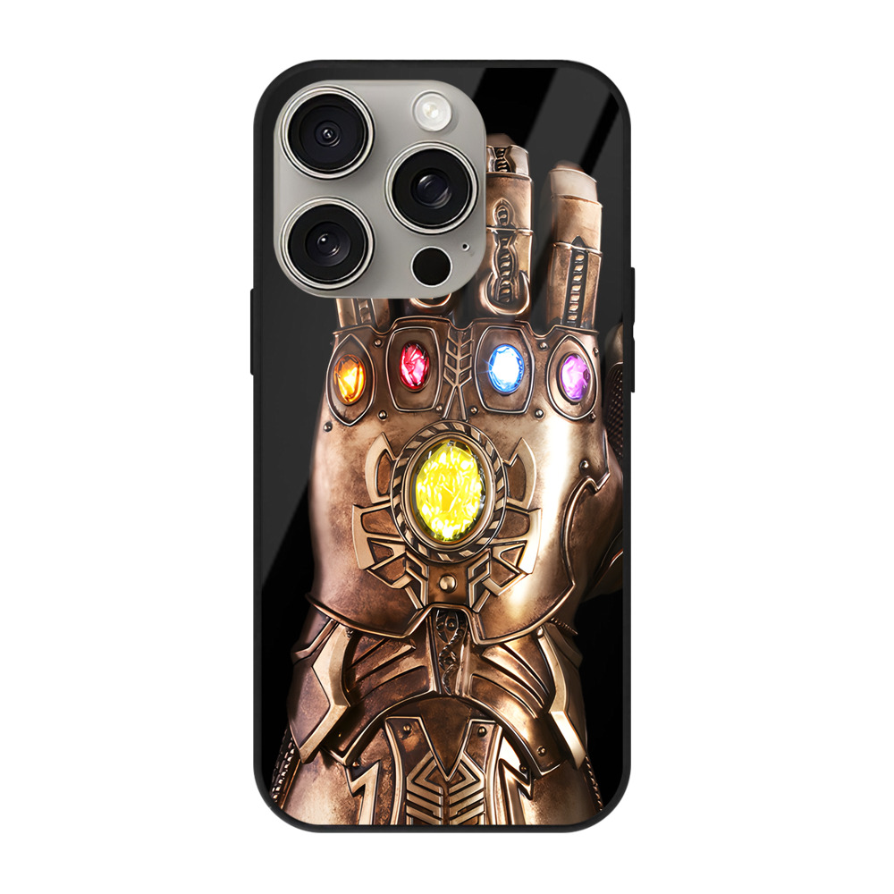 （画像用） アベンジャーズ The Avengers 【iPhone15Pro対応】スマホケース 耐衝撃＆黄変防止 背面ガラス