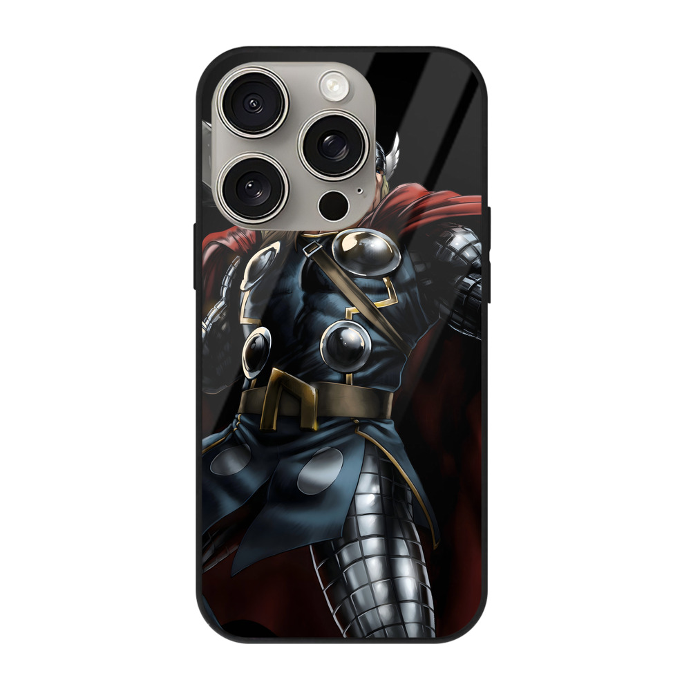 （画像用） アベンジャーズ The Avengers 【iPhone15Pro対応】スマホケース 耐衝撃＆黄変防止 背面ガラス