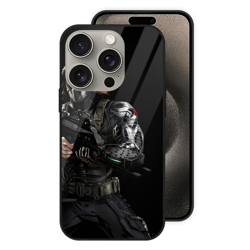 （画像用） アベンジャーズ The Avengers 【iPhone15Pro対応】スマホケース 耐衝撃＆黄変防止 背面ガラス