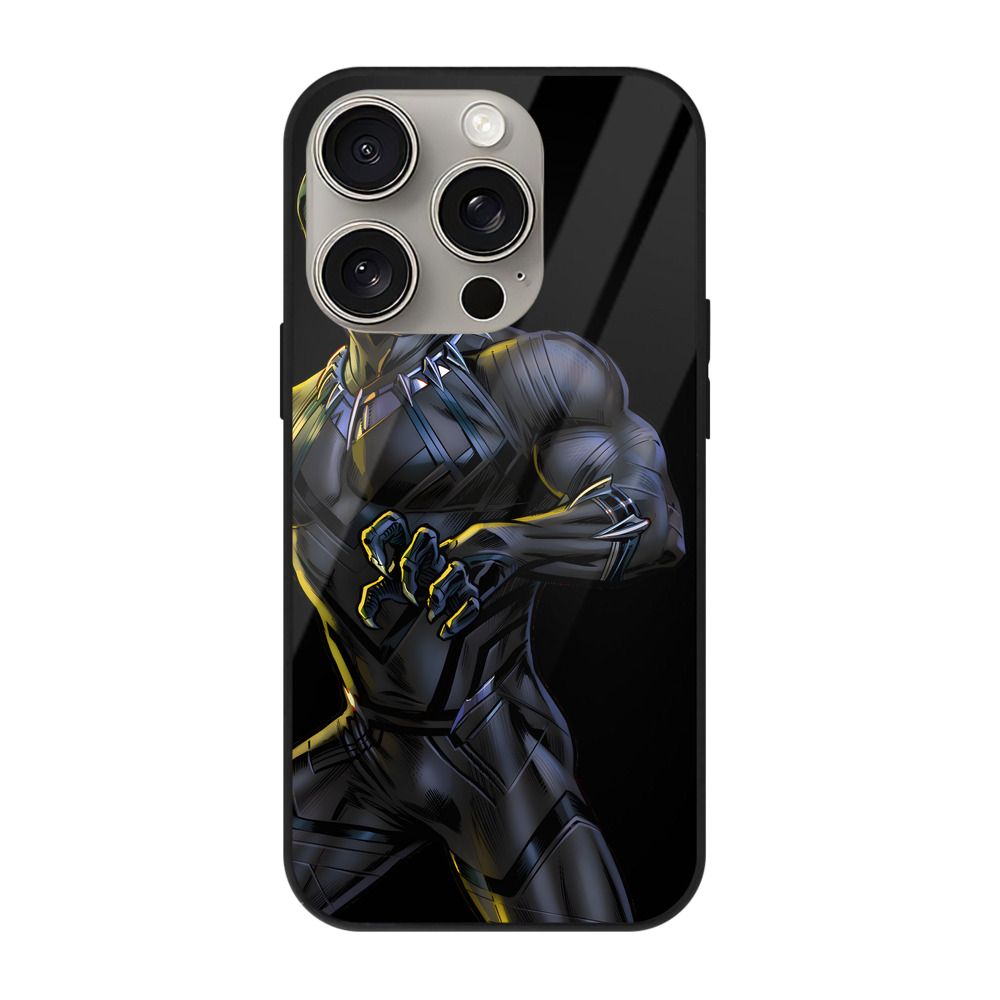 （画像用） アベンジャーズ The Avengers 【iPhone15Pro対応】スマホケース 耐衝撃＆黄変防止 背面ガラス