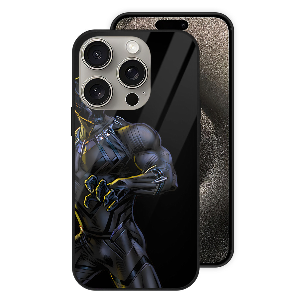 （画像用） アベンジャーズ The Avengers 【iPhone15Pro対応】スマホケース 耐衝撃＆黄変防止 背面ガラス