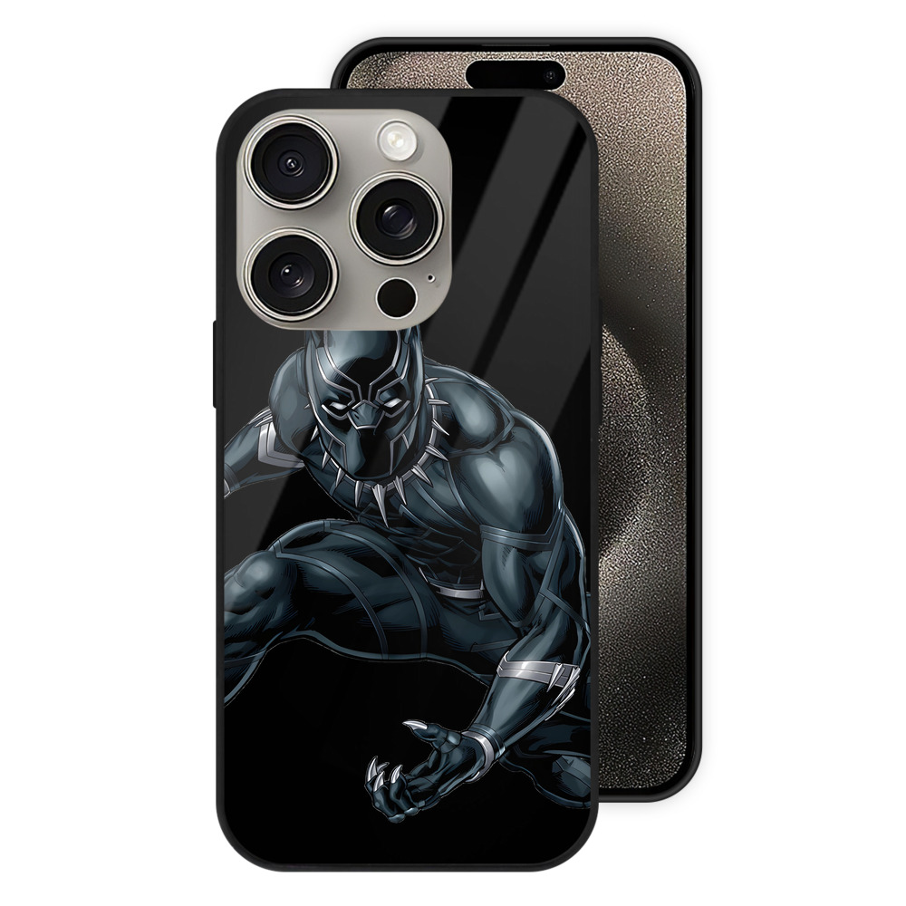 （画像用） アベンジャーズ The Avengers 【iPhone15Pro対応】スマホケース 耐衝撃＆黄変防止 背面ガラス