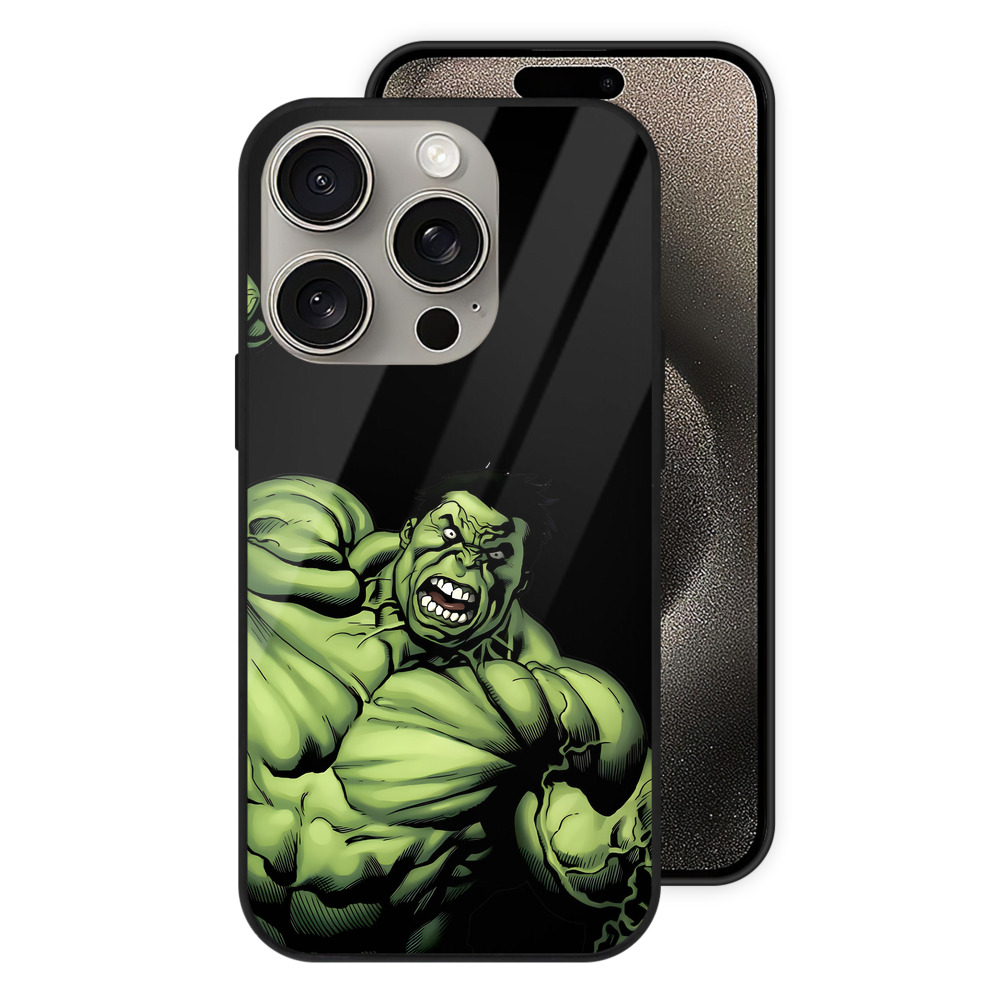 （画像用） アベンジャーズ The Avengers 【iPhone15Pro対応】スマホケース 耐衝撃＆黄変防止 背面ガラス