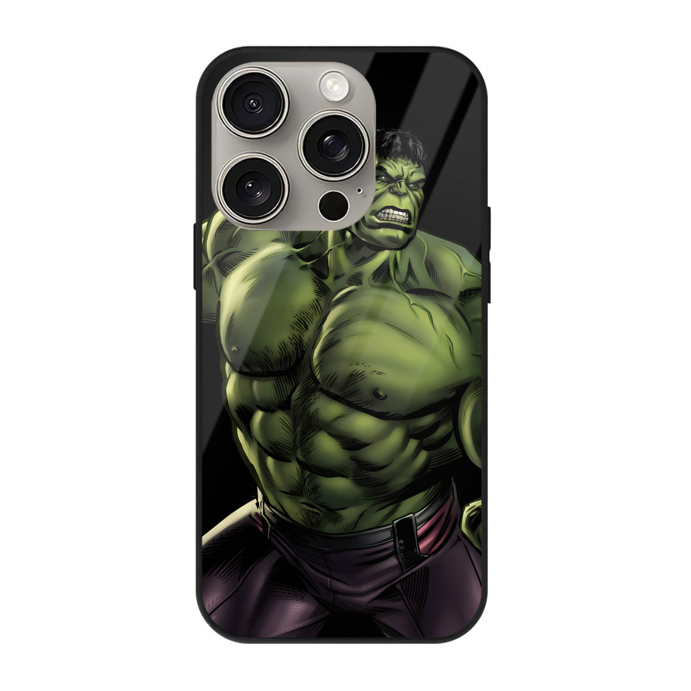 （画像用） アベンジャーズ The Avengers 【iPhone15Pro対応】スマホケース 耐衝撃＆黄変防止 背面ガラス