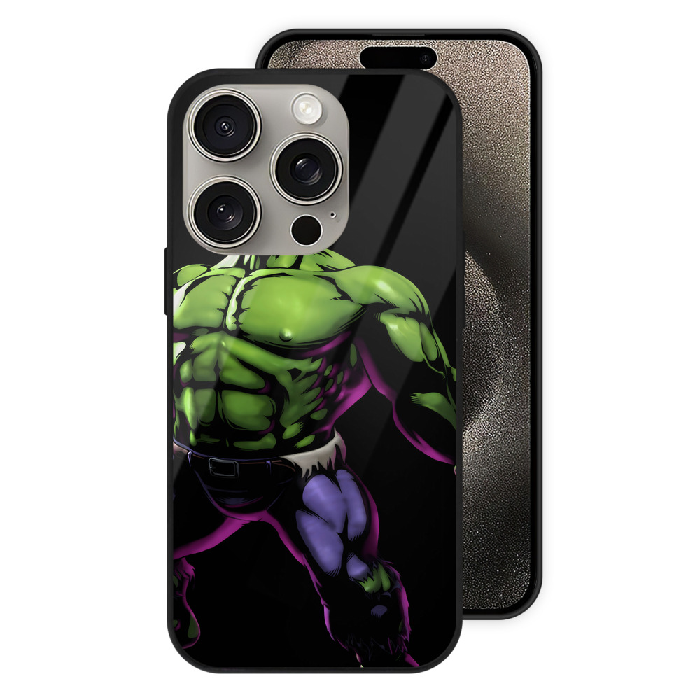 （画像用） アベンジャーズ The Avengers 【iPhone15Pro対応】スマホケース 耐衝撃＆黄変防止 背面ガラス