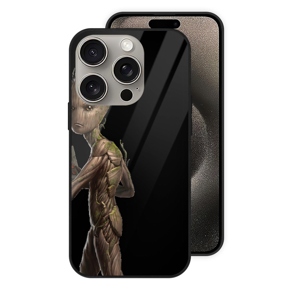 （画像用） アベンジャーズ The Avengers 【iPhone15Pro対応】スマホケース 耐衝撃＆黄変防止 背面ガラス