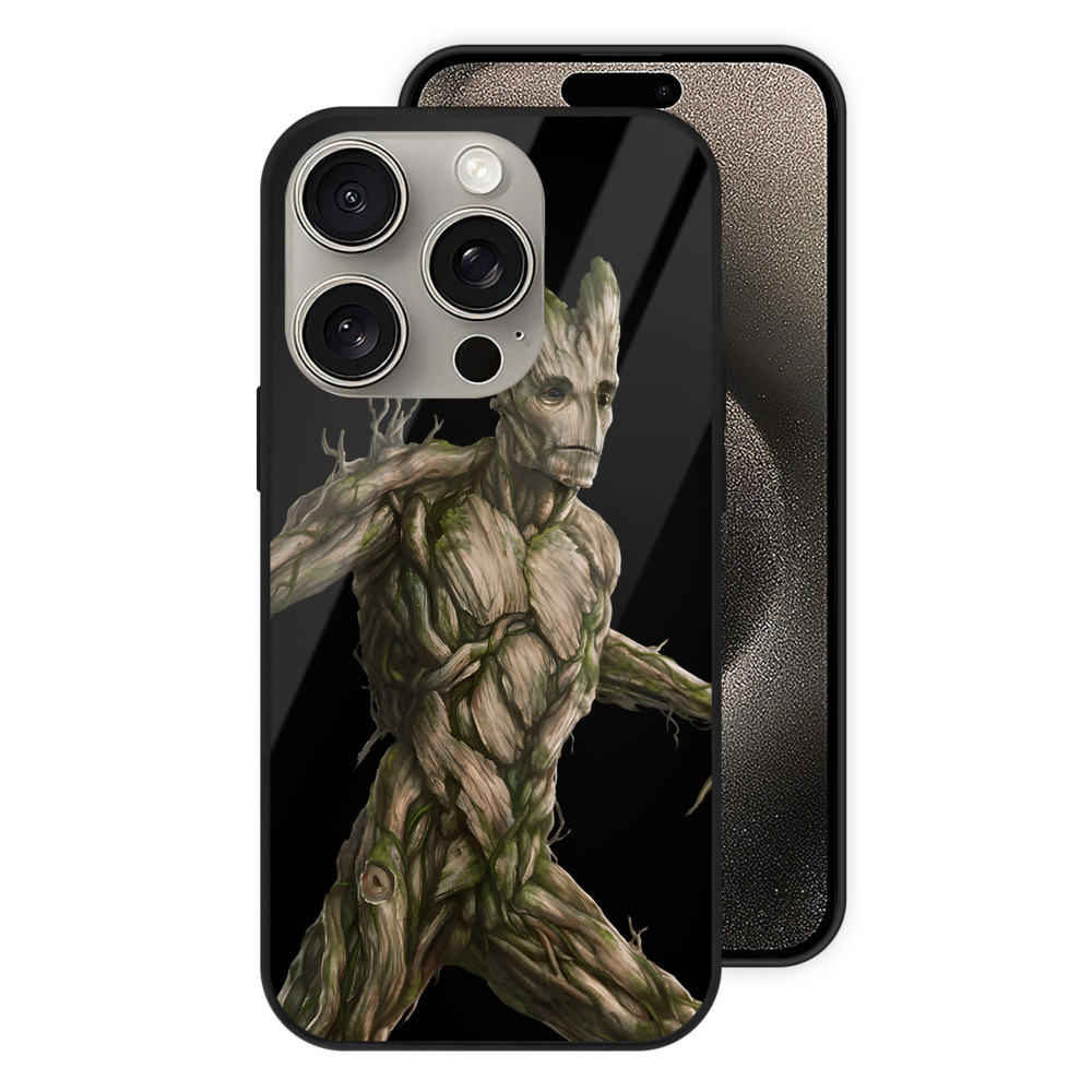 （画像用） アベンジャーズ The Avengers 【iPhone15Pro対応】スマホケース 耐衝撃＆黄変防止 背面ガラス