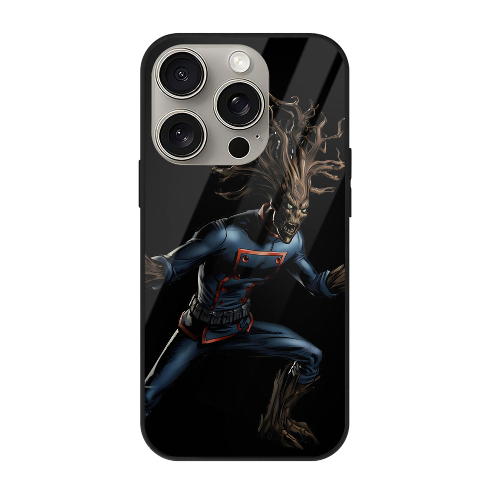 （画像用） アベンジャーズ The Avengers 【iPhone15Pro対応】スマホケース 耐衝撃＆黄変防止 背面ガラス