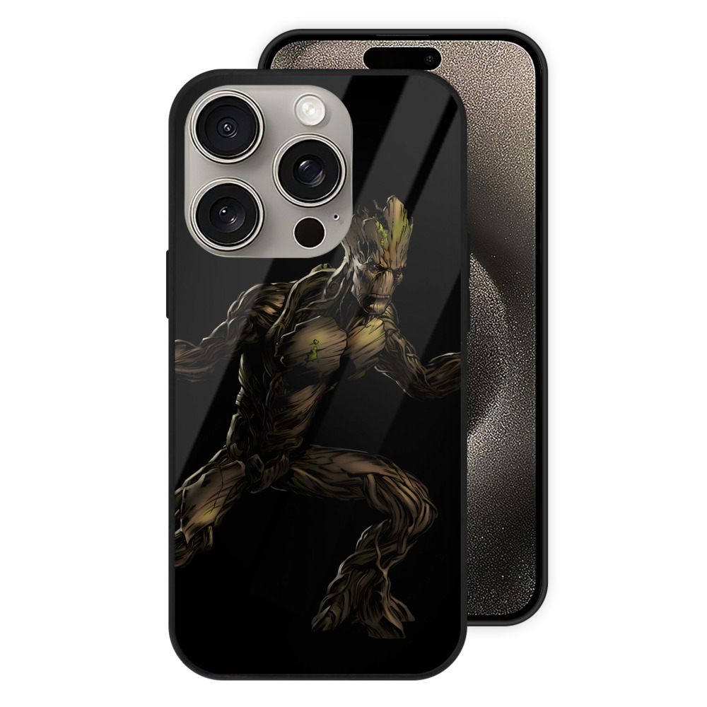 （画像用） アベンジャーズ The Avengers 【iPhone15Pro対応】スマホケース 耐衝撃＆黄変防止 背面ガラス