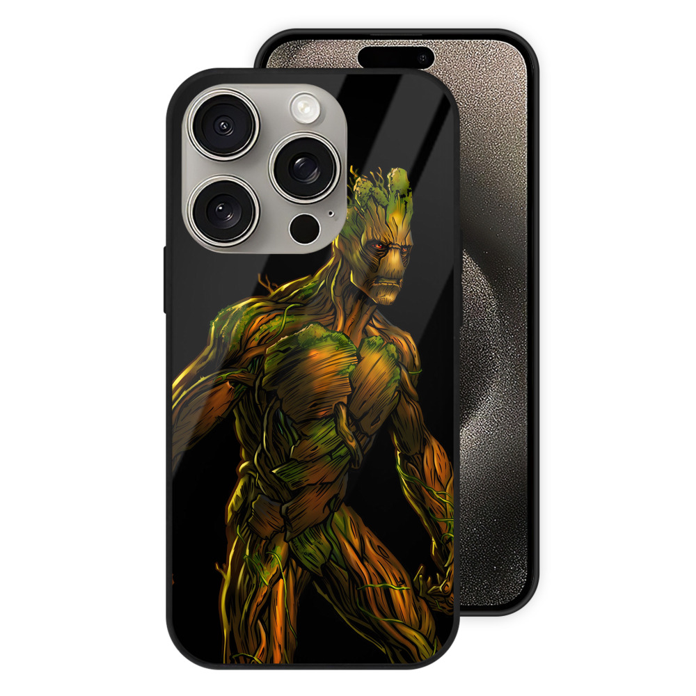 （画像用） アベンジャーズ The Avengers 【iPhone15Pro対応】スマホケース 耐衝撃＆黄変防止 背面ガラス