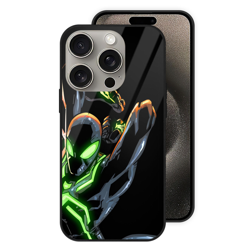 （画像用） アベンジャーズ The Avengers 【iPhone15Pro対応】スマホケース 耐衝撃＆黄変防止 背面ガラス