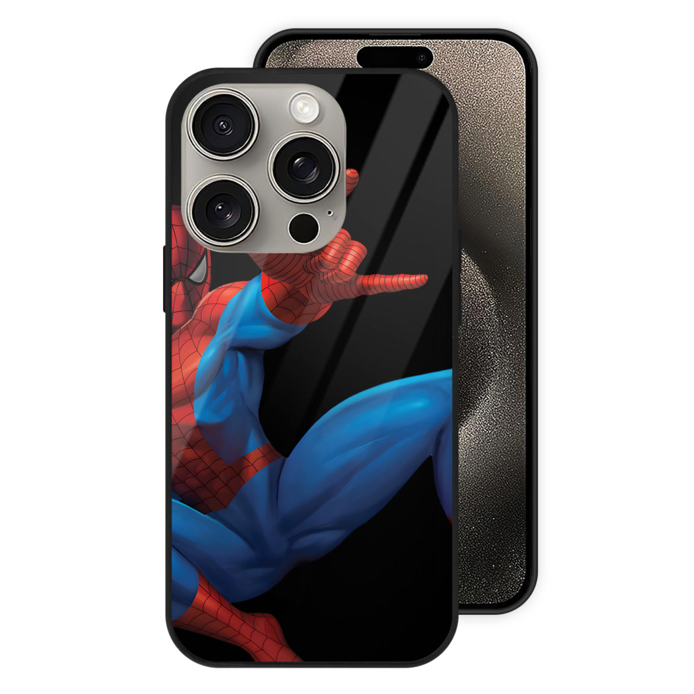 （画像用） アベンジャーズ The Avengers 【iPhone15Pro対応】スマホケース 耐衝撃＆黄変防止 背面ガラス